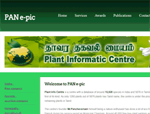 Tablet Screenshot of plantinfocentre.com